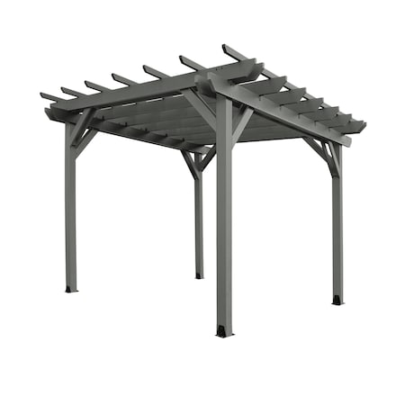 Highwood Usa Bodhi 12 x 12 Poly Outdoor Pergola Gazebo AD-PGLA1212-CGE